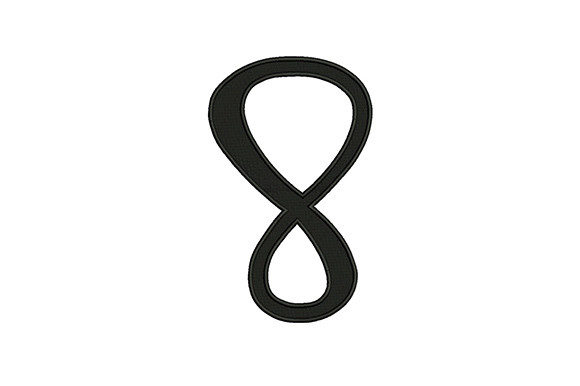 8 Number: A Clean, Versatile Embroidery Design for Real Projects