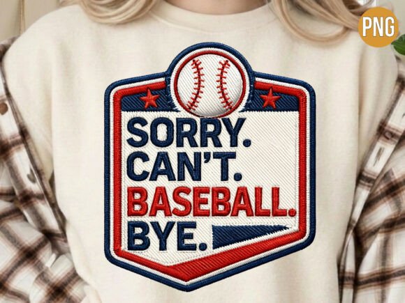 Baseball Sports Embroidery Patch PNG: A Designer's Take