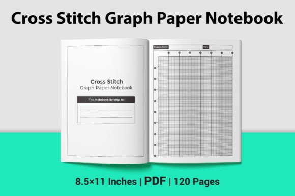 Cross Stitch Graph Paper Notebook: Embroidery Designer Review