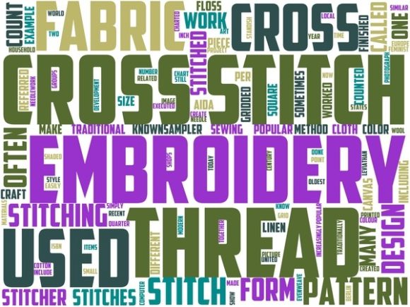 Cross Stitch Wordart Background: A Seasonal Embroidery Review