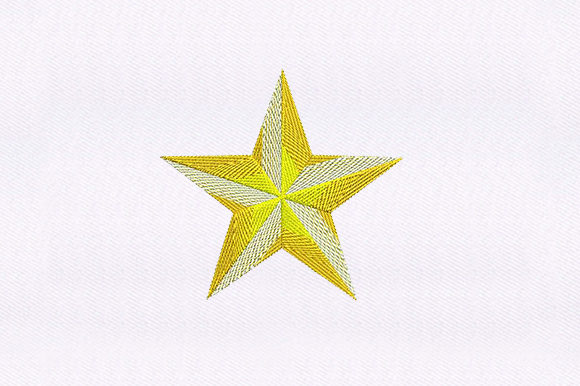 Golden Star: A Thoughtful Embroidery Design for Meaningful Gifts