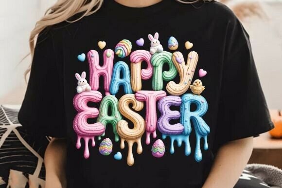 Happy Easter PNG, Faux Embroidery Png Review