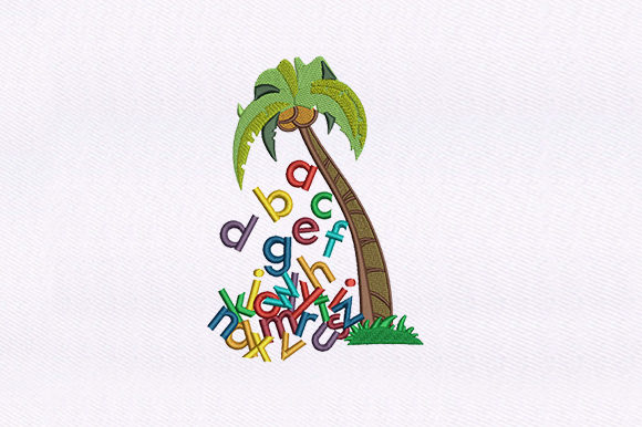 Letters Fruiting Tree Design