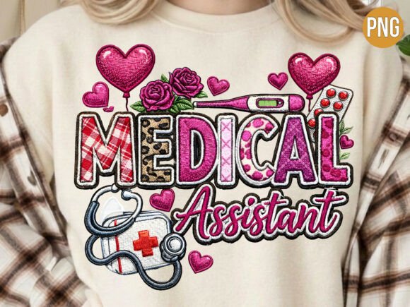 Medical Assistant Embroidery Patch PNG: A Designer’s Review