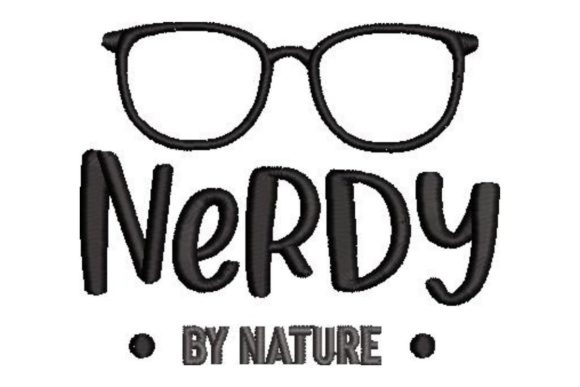 Nerdy by Nature: A Thoughtful Embroidery Design for Meaningful Gifts
